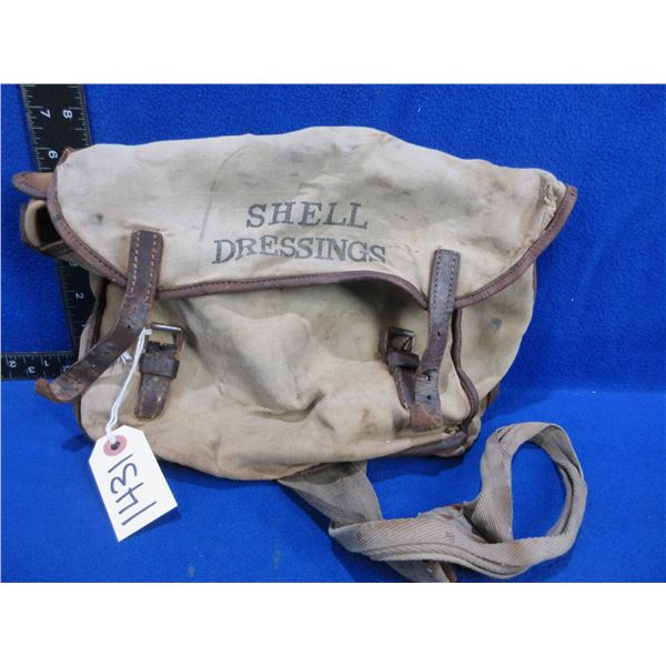 WWII Military Shell Dressings Bag