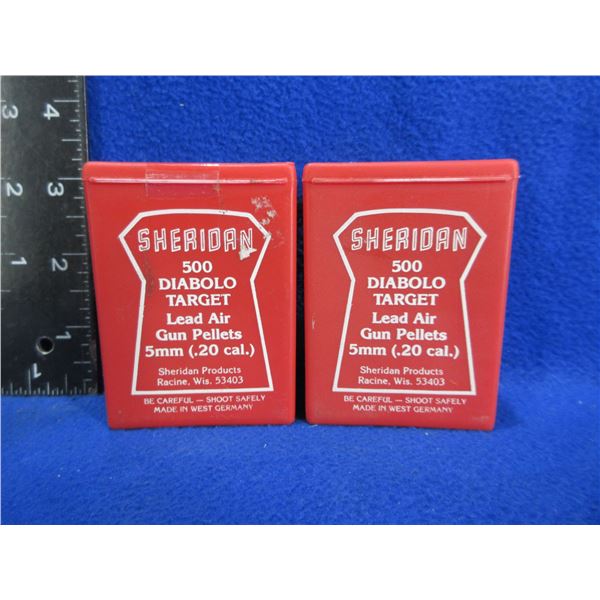 .20 Cal. 5mm Sheridan Diablo Pellets - 2 Boxes of 500