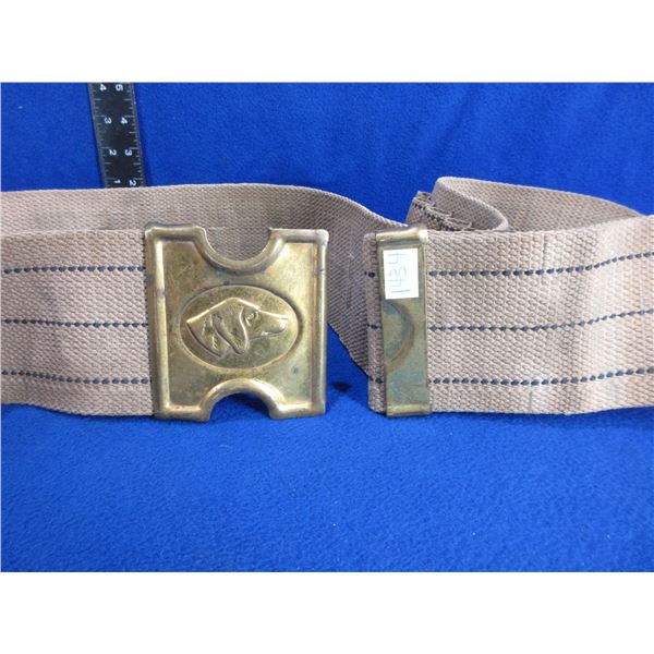 Mills Woven Cartridge Belt Co. Ltd. - Dogs Head Buckle