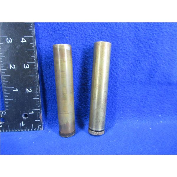 2 Lee Enfield Brass Oilers with Broad Arrow Marking