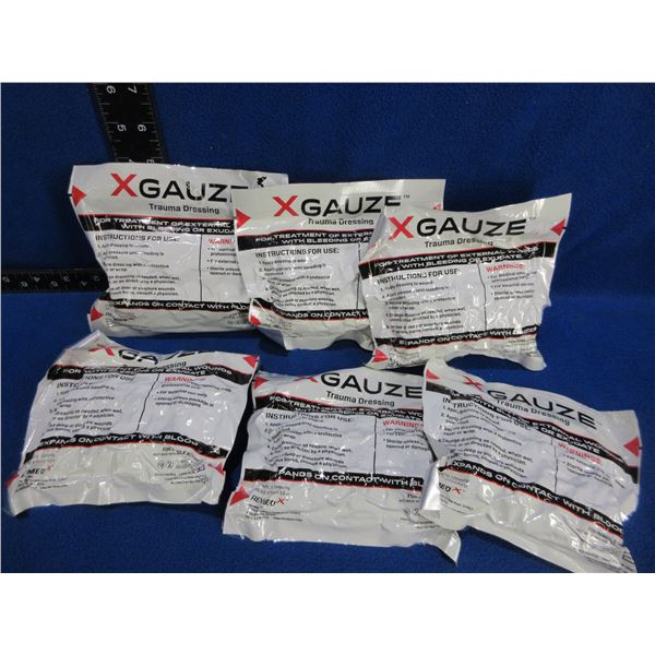 NEW - 6 XGauze Dressings