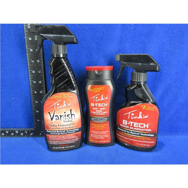 NEW - Tink's B-Tech Hair & Body Wash, 2 Odor Eliminators
