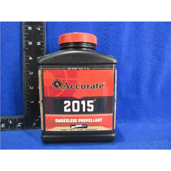 NEW - Accurate 2015 Smokeless Powder - 1 lb Tub