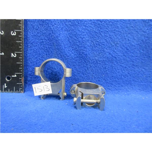 1" Burris Zee Silver Scope Rings