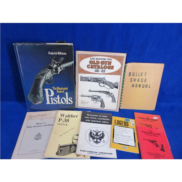 9 Misc. Rifle, Revolver and Pistol Books/Catalogs