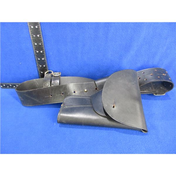 Inglis/Hi-Power (1911 Etc.) Leather Holster and Belt