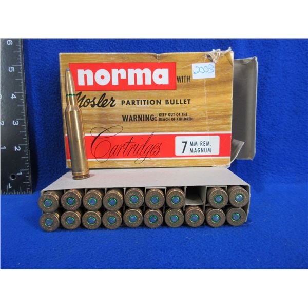 7MM Rem. Mag 175gr Nosler Partition Norma Cartridges