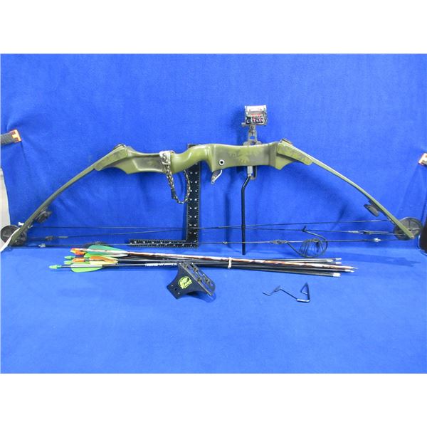 Bear Whitetail II Compound Bow with Cobra 5 Pin Sight