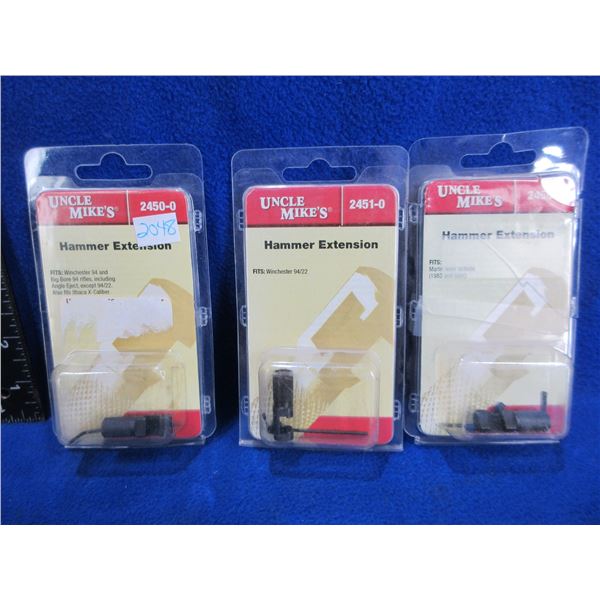 NEW - 3 Uncle Mike's Hammer Extensions