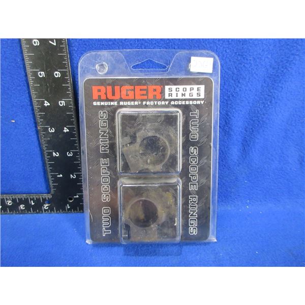 NEW - Ruger Medium Matte Blued M77 1" Scope Rings