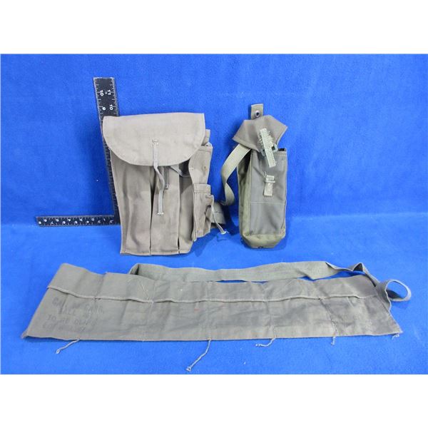 Military Mag Pouch, 30 M1 Carbine Bandoleer & Mag Pouch