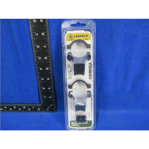 NEW - Leupold 30MM 2 Piece High Matte Ring Mounts