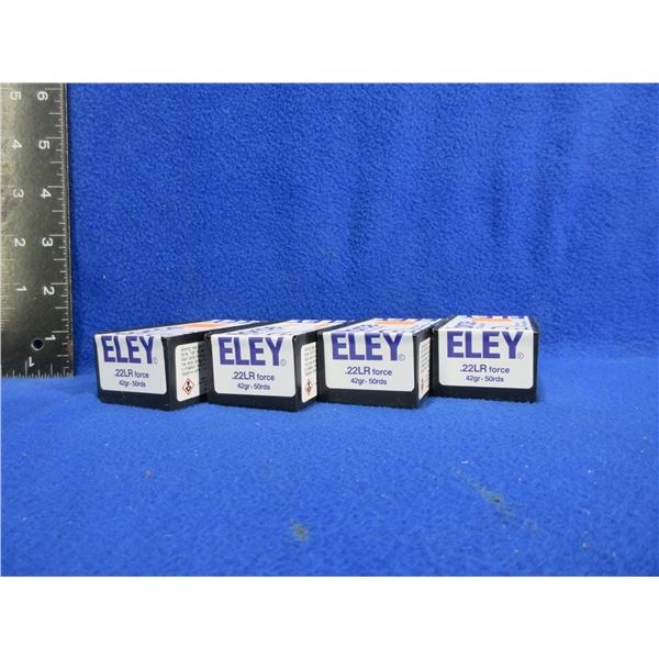 22 LR 42gr RN HV Semi Auto Eley Force Cartridges