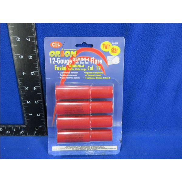 CIL Orion 12 Gauge Gemini-4 Twin Star Red Flares