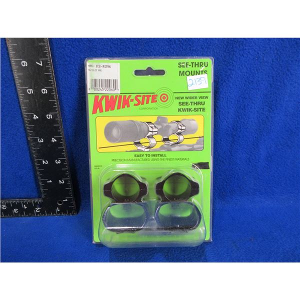 NEW - Kwik-Site See-Thru Mounts - Model KS-RU96