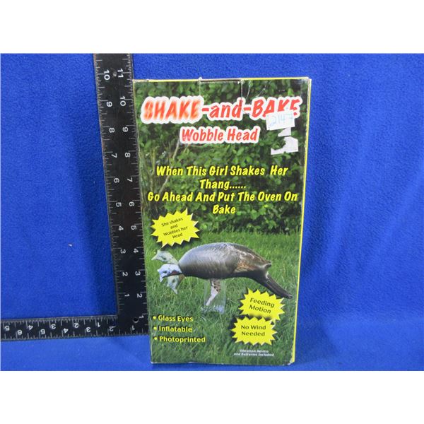 NEW - Shake-and-Bake Wobble Head Hen Turkey Decoy