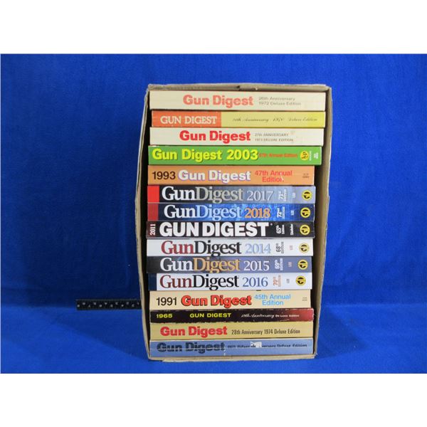 15 Gun Digest Books - 1970 - 2018