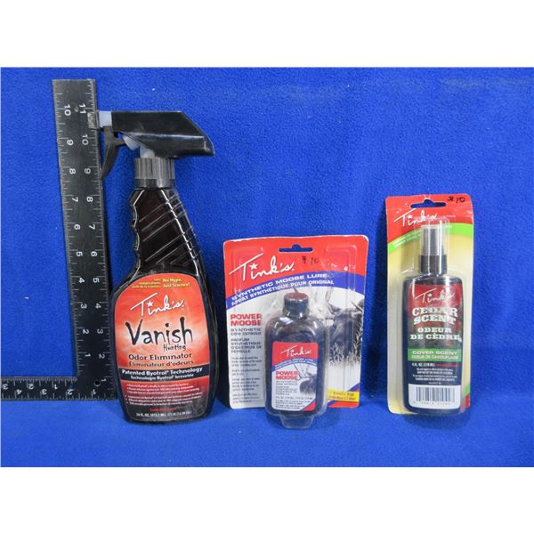 NEW - Tink's Clear Scent, Moose Lure & Odor Eliminator