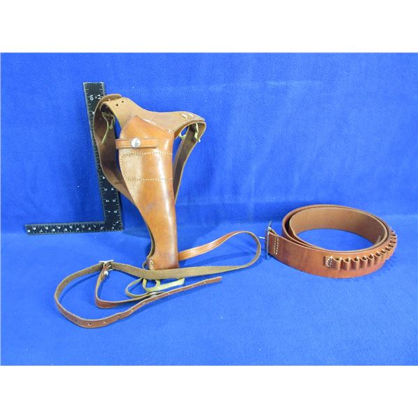 S&W "K" Frame Shoulder Holster & Hunter 138-XLG Belt