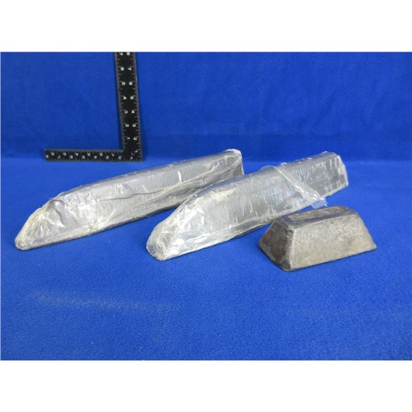 25 lbs of Linotype Lead Alloy - Wrapped in Tape