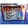 Image 2 : NEW - 30 Cal. .308" 195gr ELD Match Hornady Bullets