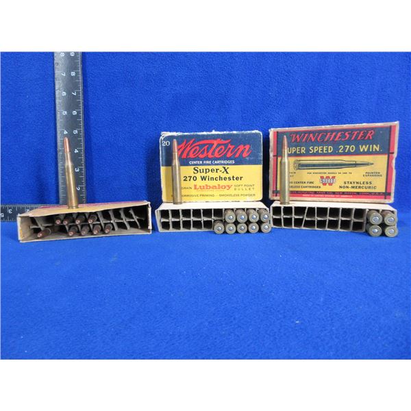 Collector Ammo - 270 Win. CIL and Winchester Cartridges