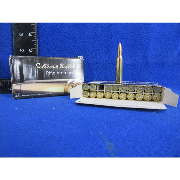 222 Rem. 50gr SP Sellier & Bellot Cartridges