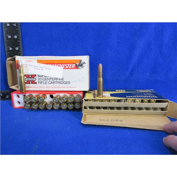 Collector Ammo - 303 Savage Dominion & Win. Cartridges