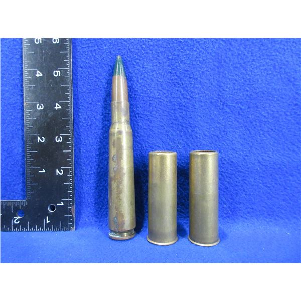 Collector Ammo - 50 BMG  and 2 Brass 12 Ga. Shotshells