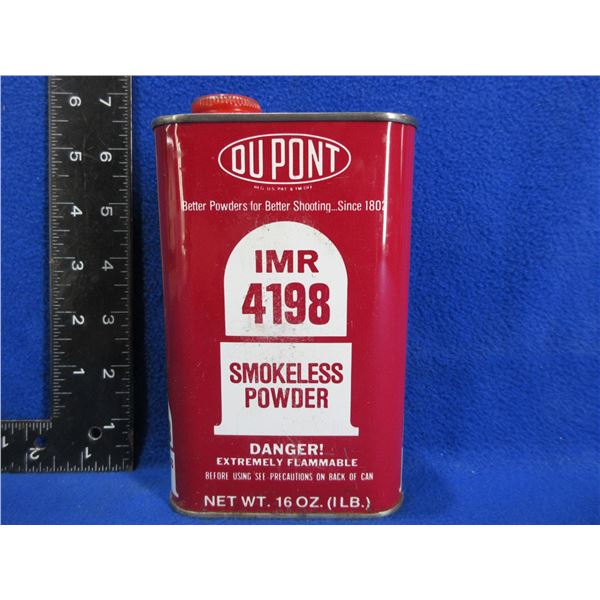 IMR 4198 Powder in Collector Tin - 464 Grams Including Tin