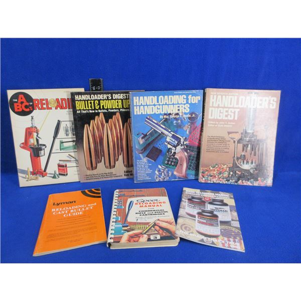 7 Assorted Reloading Manuals