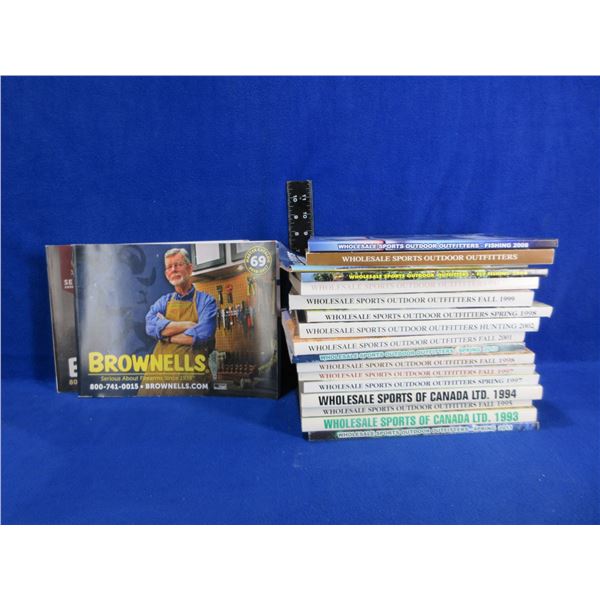 19 Books - 17 Wholesale Sports and 2 Brownells