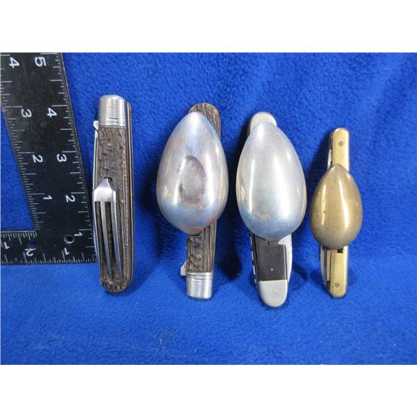 4 Vintage Camping/Cutlery Knives