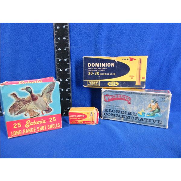 4 Empty Collector Ammo Boxes