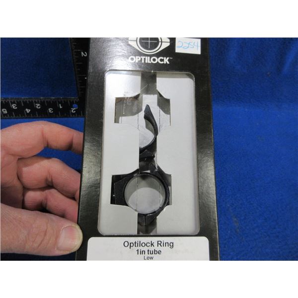 NEW - Optilock 1" Tube Low Rings