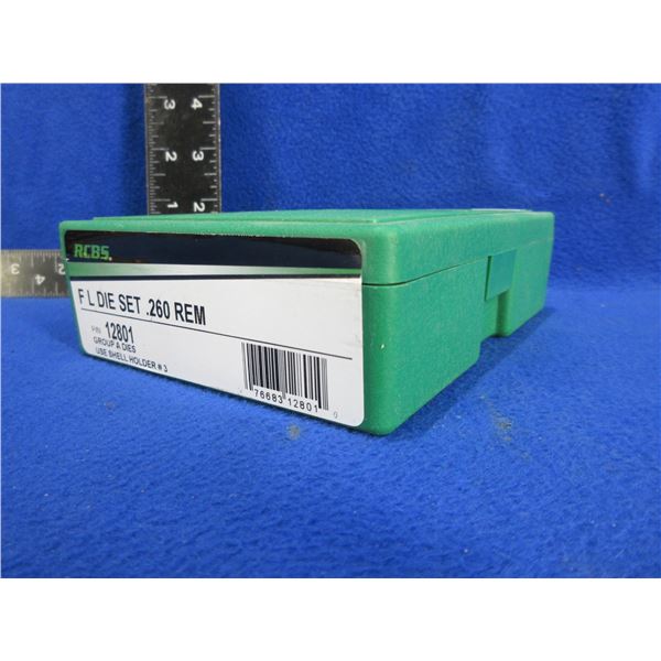 NEW - RCBS 260 Rem. FL 2 Die Set # 12801