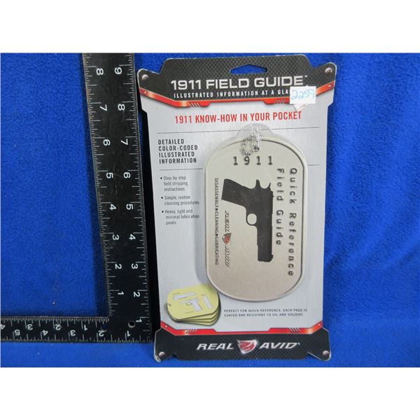 NEW - Real Avid 1911 Quick Reference Field Guide