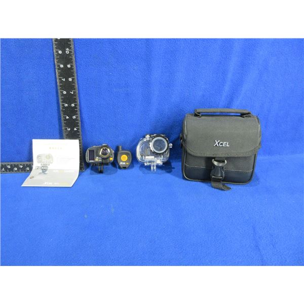 Xcel HD Camera with Waterproof Case, Remote, Lens Cap