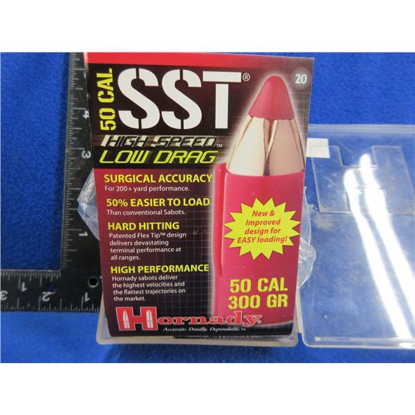 50 Cal. Sabot W/45 Cal. 300gr SST-ML Hornady Bullets