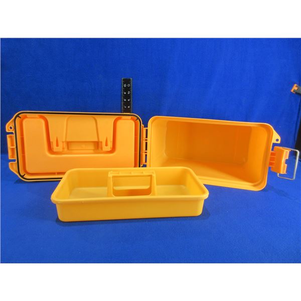 50 Cal. Plastic Ammo Box with Tray - 13" x 7" x 10" High