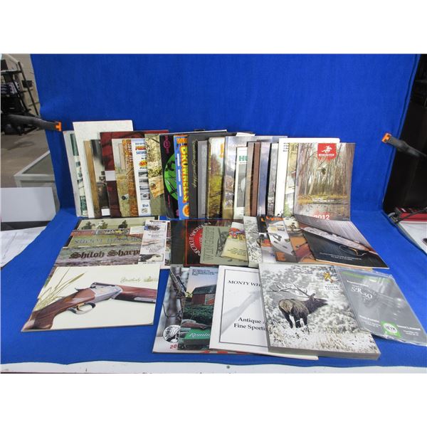40 Assorted Hunting/Gun Books, Catalogs, Magazines, Etc.