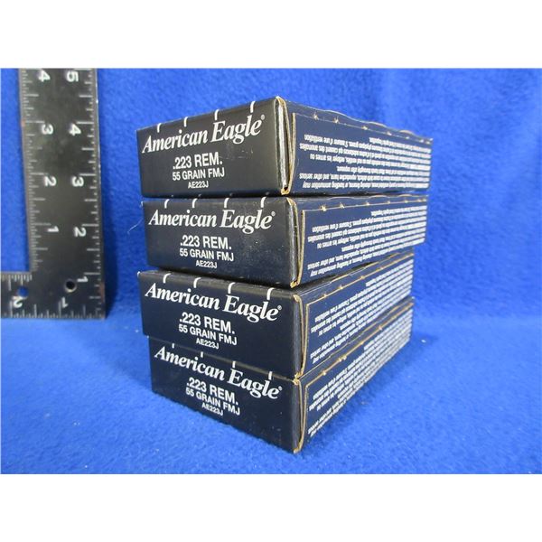 223 Rem. 55gr FMJ American Eagle Tactical Cartridges