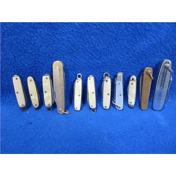 11 Miniature Key Chain Knives