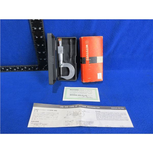 Mitutoyo Outside Micrometer with Case