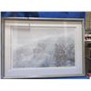 Image 1 : Robert Bateman Framed Print - "Arctic Cliff White Wolves"