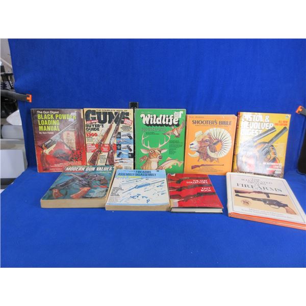 9 Books - Firearms, Gun Values, Shooter's Bible, Wildlife