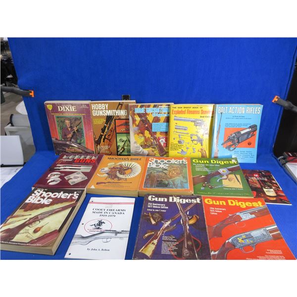 14 Books - Gun Digest, Shooter's Bible, Gunsmithing, Etc.