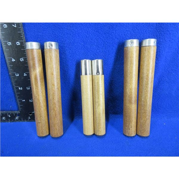3 Pairs of Wood Handles for Bullet Mold Handles