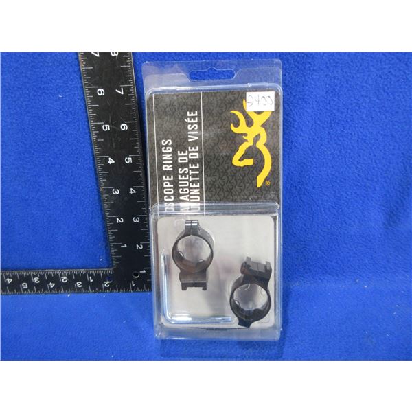 NEW - Browning 1" Inter Matte Rings # 12344