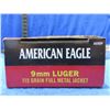 Image 2 : 9MM Luger 115gr FMJ American Eagle Federal Cartridges